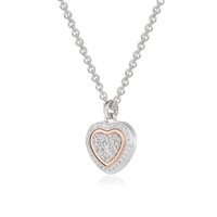 Collana Roberto Giannotti Donna Trilogia d'amore in Argento Zirconia GIA449 - GIA449